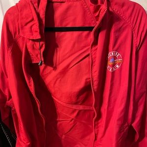 Vintage Disney Hong Kong opening team red windbreaker size XL